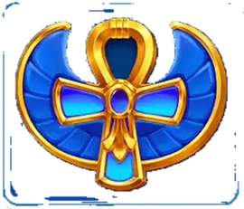 Blue Ankh symbol from the paytable