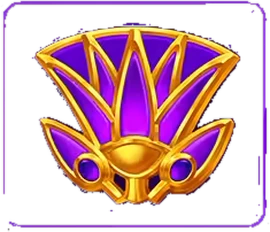 Purple Scarab Crown symbol from the paytable